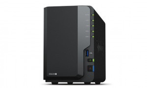 Synology DS220+ (2GB) 2x SSD/HDD NAS 2x2TB WD HDD    